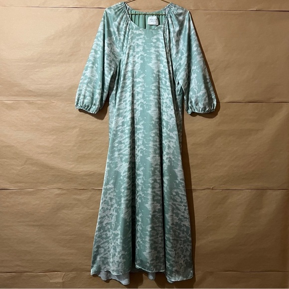 Tuckernuck Dresses & Skirts - Tuckernuck | Hyacinth House Seafoam Sullivan Maxi Dress Watercolor Size M